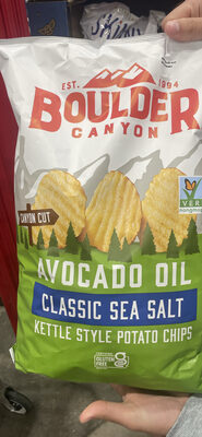 Avocado Oil Classic Sea Salt Kettle Style Potato Chips