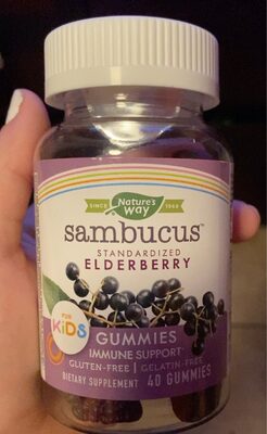 Sambubucus standardized elderberry
