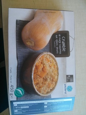 Crumble de courge butternut aux épices douces