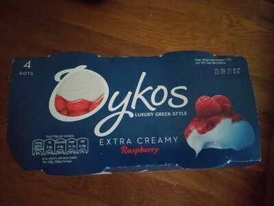 Oykos Raspberry Greek Style Yogurt