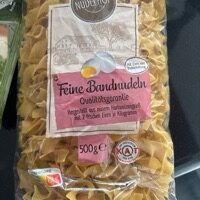 Feine Bandnudeln offen