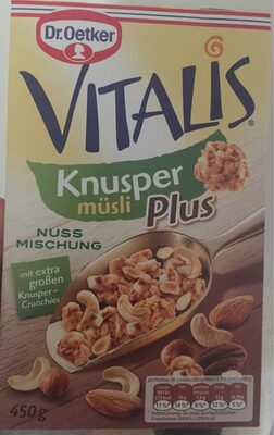 Vitalis Knusper Müsli PLUS Nussmischung