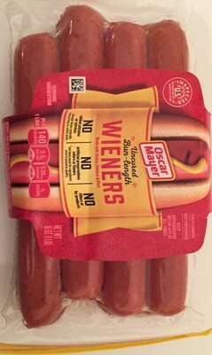 Uncured bun-length wieners, uncured