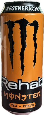 Rehab Energy Iced Tea Peach 500ml Can