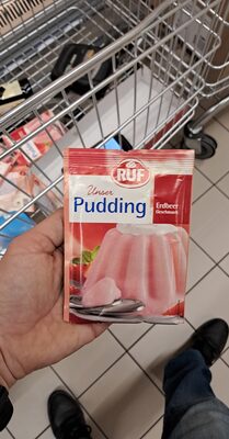 Unser Pudding Erdbeer Geschmack
