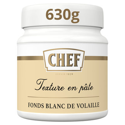 Fonds Blanc de Volaille Premium CHEF Pot de 630 g pour 9 L à 15 L