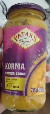 Korma Simmer Sauce