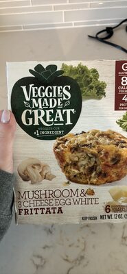 Mushroom & 3 Cheese Egg White Frittata
