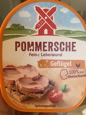 Pommersche Feine Leberwurst Geflügel