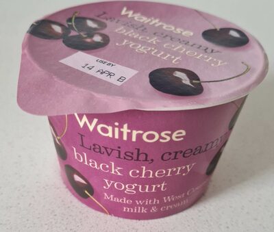 Black cherry yogurt