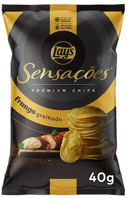 Batata Frita Lisa Frango Grelhado Lays Sensações Premium Pacote 40g