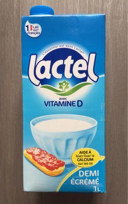 Lait Demi-écrémé avec Vitamine D