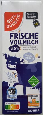 Frische Vollmilch 3,5 % Fett