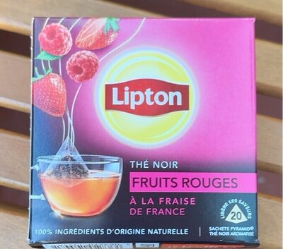Thé noir aux fruits rouges