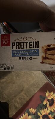 Protein Buttermilk & Vanilla Flavored Waffles