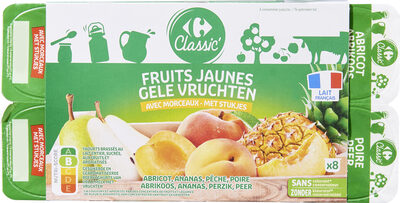 Abricot Ananas Pêche Poire