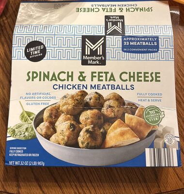 Spinach Feta Meatballs