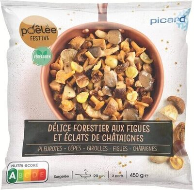 Délice forestier aux figues, éclats de châtaignes