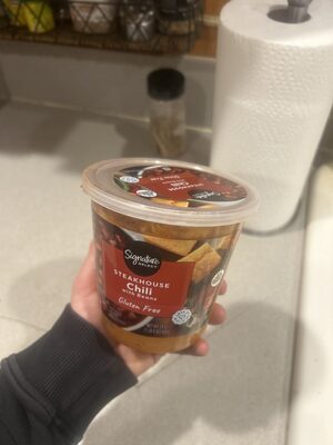 Gluten free steakhouse chili with beans, beans